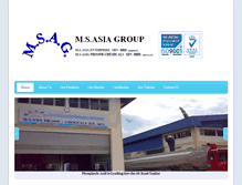 Tablet Screenshot of msasia-group.com